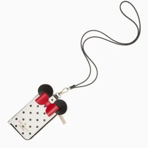 ♠️NWT♠️ KATE SPADE X DISNEY ♠️ MINNIE MOUSE LANYARD